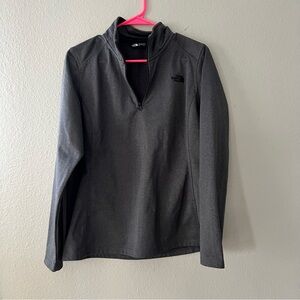 Women’s The North Face Graphite Gray 1/4 Zip Pullover – Size Large